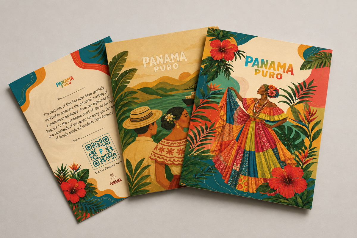Panama Puro Gift Postcard